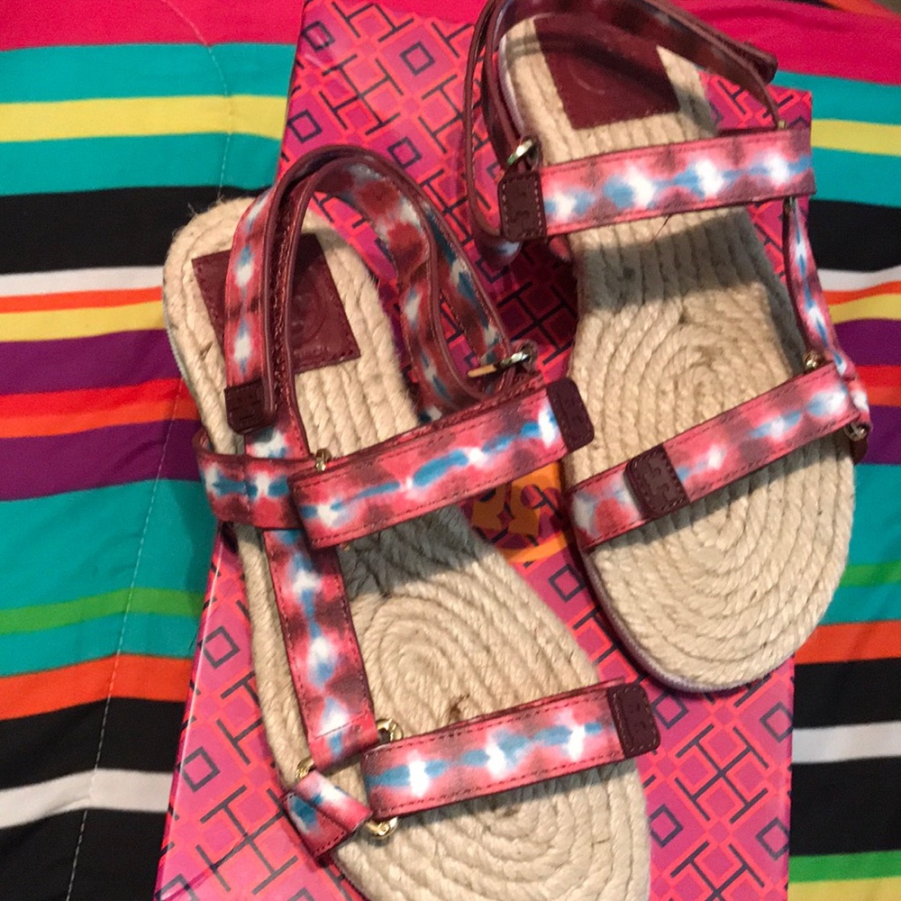 Tory Burch pink sandals